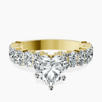 10kt Yellow Gold Lillian Side Oval Lab Diamond Eternity Ring front image