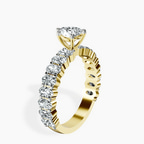 10kt Yellow Gold Lillian Side Oval Lab Diamond Eternity Ring standing product image one