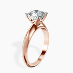 1.49 ct. cushion Eloise Knife Edge Ring in 18kt rose gold standing product image one