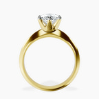 2.73 ct. marquise Eloise Knife Edge Ring in 18kt yellow gold side right image one
