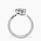 Platinum Janes Chevron Lab Diamond Ring side right image one