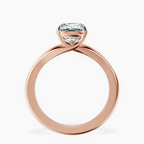 9ct Rose Gold Cynthia Split Shank Lab Diamond Ring side right image one