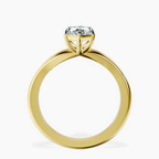 18kt Yellow Gold Cynthia Split Shank Lab Diamond Ring side right image one