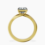 14kt Yellow Gold Cynthia Split Shank Lab Diamond Ring side right image one