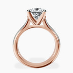 14kt Rose Gold Sandra Side Stone Lab Diamond Ring side right image one