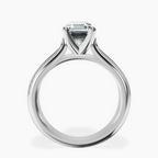 Platinum Sandra Side Stone Lab Diamond Ring side right image one