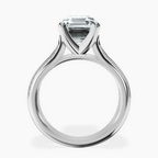 18kt White Gold Sandra Side Stone Lab Diamond Ring side right image one