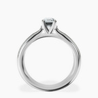 Platinum Sandra Side Stone Lab Diamond Ring side right image one