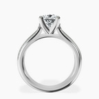 Platinum Sandra Side Stone Lab Diamond Ring side right image one