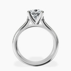 18kt White Gold Sandra Side Stone Lab Diamond Ring side right image one