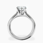 Platinum Sandra Side Stone Lab Diamond Ring side right image one