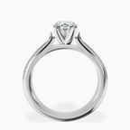 Platinum Sandra Side Stone Lab Diamond Ring side right image one