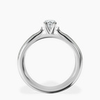Platinum Sandra Side Stone Lab Diamond Ring side right image one
