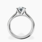 Platinum Sandra Side Stone Lab Diamond Ring side right image one
