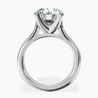 14kt White Gold Sandra Side Stone Lab Diamond Ring side right image one