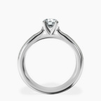14kt White Gold Sandra Side Stone Lab Diamond Ring side right image one