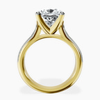 14kt Yellow Gold Sandra Side Stone Lab Diamond Ring side right image one