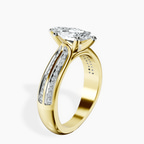1.43 ct. marquise Sandra Side Stone Ring in 10kt yellow gold standing product image one