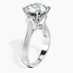 Platinum Delanie Side Cuff Lab Diamond Ring standing product image one