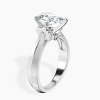 Platinum Delanie Side Cuff Lab Diamond Ring standing product image one