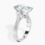 Platinum Delanie Side Cuff Lab Diamond Ring standing product image one
