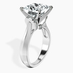 Platinum Delanie Side Cuff Lab Diamond Ring standing product image one