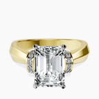 10kt Yellow Gold Delanie Side Cuff Lab Diamond Ring front image