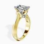 10kt Yellow Gold Delanie Side Cuff Lab Diamond Ring standing product image one