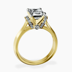 10kt Yellow Gold Delanie Side Cuff Lab Diamond Ring side right image one
