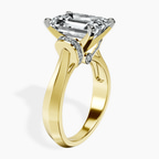 14kt Yellow Gold Delanie Side Cuff Lab Diamond Ring standing product image one
