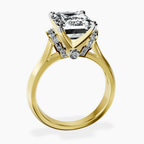 14kt Yellow Gold Delanie Side Cuff Lab Diamond Ring side right image one