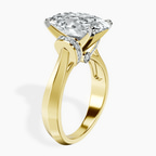 18kt Yellow Gold Delanie Side Cuff Lab Diamond Ring standing product image one