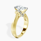 9ct Yellow Gold Delanie Side Cuff Lab Diamond Ring standing product image one