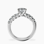 Platinum Selena Gomez Entwined Prongs Lab Diamond Ring side right image one