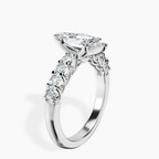 1.39 ct. marquise Selena Gomez Engagement Ring in 10kt white gold standing product image one