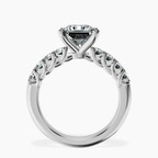 Platinum Selena Gomez Entwined Prongs Lab Diamond Ring side right image one