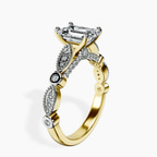 14ct Yellow Gold Larisa Side Stone Lab Diamond Ring standing product image one