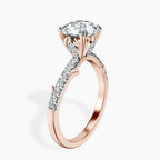 9ct Rose Gold Phoebe Twigs Lab Diamond Ring standing product image one