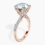 14kt Rose Gold Phoebe Twigs Lab Diamond Ring standing product image one