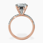 14kt Rose Gold Phoebe Twigs Lab Diamond Ring side right image one
