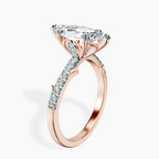 9ct Rose Gold Phoebe Twigs Lab Diamond Ring standing product image one