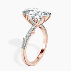 18kt Rose Gold Phoebe Twigs Lab Diamond Ring standing product image one