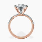 18kt Rose Gold Phoebe Twigs Lab Diamond Ring side right image one