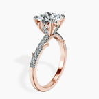 9ct Rose Gold Phoebe Twigs Lab Diamond Ring standing product image one