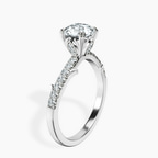 Platinum Phoebe Twigs Lab Diamond Ring standing product image one