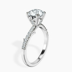 Platinum Phoebe Twigs Lab Diamond Ring standing product image one
