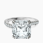 Platinum Phoebe Twigs Lab Diamond Ring front image