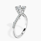 Platinum Phoebe Twigs Lab Diamond Ring standing product image one