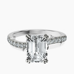 Platinum Phoebe Twigs Lab Diamond Ring front image