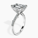 Platinum Phoebe Twigs Lab Diamond Ring standing product image one